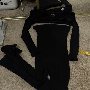 Fashion Nova Elegant Black Knitwear